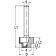Product afbeelding voor Trasco Fasefrees Hardmetaal Getrapt 15.3X24.3mm 17mm Aansluiting 8mm
