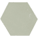 Product afbeelding voor Wandtegel Zellige Hexa Mint 10,8x12,4cm 9mm Glanzend