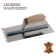 Product afbeelding voor Super Prof Pure Flowline Lijmspaan 280x130x8mm Met Lederen Handgreep