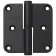 Product afbeelding voor Skantrae Paumelle Scharnier Links 76x76mm Zwart