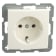 Product afbeelding voor Berker Contactdoos S1 Inbouw 2-Polig 1-Voudig Randaarde Polarwit