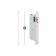 Product afbeelding voor Skantrae Hang&Sluitwerkpakket 716SSL Met Rolslot 2x Deurgreep Tupelo 160 RVS