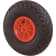 Product afbeelding voor Kelfort Luchtbandwiel Met Rollager 260mm Loopvlak Rubber Zwart Velg Rood