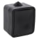 Product afbeelding voor Q-Link Contactdoos Opbouw 1-Voudig Randaarde IP54 Zwart