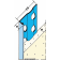 Product afbeelding voor Stucstopprofiel 1216H 260cm 6mm Alu Zink