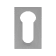 Product afbeelding voor Skantrae Cilinderrozet Squared Minimal RVS