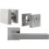 Product afbeelding voor Skantrae Hang&Sluitwerkpakket 54 201-211 L1 RVS Harper 1/2 Deurkruk Dunant Knop Pallas Rozet Vierkant Kerntrekbeveiliging Meerpuntssluiting En 4x AXA Scharnier
