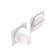 Product afbeelding voor Skantrae Toiletgarnituur Squared Minimal Wit