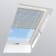 Product afbeelding voor Fakro Jaloezie AJP 94x118cm Handmatig Kleur Zilver Metallic Glans (167) Aluminum Zijgeleiding