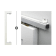 Product afbeelding voor Skantrae Hang&Sluitwerkpakket 555SSL Alfa 2x Deurgreep Tupelo 30 Wit