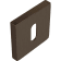 Product afbeelding voor Skantrae Sleutelrozet Squared Regular Brons