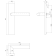 Product afbeelding voor Intersteel Deurrkruk Op Schild Rechthoek 1 Paar 219x40x9mm Blind RVS