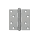 Product afbeelding voor AXA Scharnier Rechte Hoeken 89x89mm Verzinkt 1st