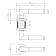 Product afbeelding voor Intersteel Deurkruk Bastian Op Rozet 1 Paar 53x8mm 7mm Nokken Zwart