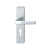 Product afbeelding voor HOPPE Deurkrukgarnituur Dubayy Kortschild Recht PC55 Aluminium F1