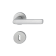 Product afbeelding voor HOPPE Deurkrukgarnituur Hamburg Met Rozet Rond Sleutelgat RVS-Look