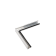 Product afbeelding voor BossCover Buitenhoek Met Afdichtingsband 60x400x400mm Aluminium Inclusief Bevestiger