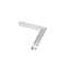 Product afbeelding voor BossCover Binnenhoek Met Afdichtingsband 60x400x400mm Aluminium Inclusief Bevestiger