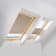 Product afbeelding voor Fakro Plissegordijn APS/W II 78x95cm Handmatig Kleur Bruin (661) Aluminium Witte Zijgeleiding