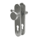 Product afbeelding voor Nemef Deurkruk 3253 FP D-Model Linkswijzend Aluminium F1 Paar