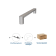 Product afbeelding voor Skantrae Hang&Sluitwerkpakket 2178 Arc Greep 24x300mm + Foxtrot Schuifsysteem RVS