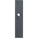 Product afbeelding voor HOPPE Veiligheidslangschild 2214 Recht Blind Met Krukgat 250x50mm Aluminium Zwart SKG3