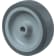 Product afbeelding voor Kelfort Wiel Met Glijlager 100mm Loopvlak Rubber Grijs Velg Grijs