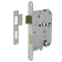 Product afbeelding voor Intersteel Dag- En Nachtslot PC55 Doornmaat 50mm Voorplaat Afgerond Wit Met Sluitplaat