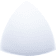 Product afbeelding voor Hoek Studio Angulo Cubrecanto Snow Cap 2,5x2,5cm Glanzend