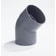 Product afbeelding voor Dyka PVC Bocht 90mm 45 Graden Lijmmof/Spie Grijs