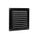 Product afbeelding voor Schoepenrooster 200x200mm Aluminium Zwart