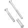 Product afbeelding voor AMI Patentbout Compleet M4x55mm Schroef Met Huls 10st