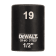 Product afbeelding voor DeWALT Krachtdopsleutel DT7537 1/2x19mm Kort