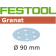 Product afbeelding voor Festool Schuurschijf STF D90/6 P800 GR/50 Granat 50st