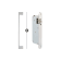 Product afbeelding voor Skantrae Hang&Sluitwerkpakket 719 Quadrate Greep 28x300mm+Rol RVS
