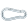 Product afbeelding voor DX Karabijnhaak 100x10mm Verzinkt