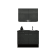 Product afbeelding voor Procasa Keuken 120cm Compleet Dark Grey Spoelbak Rechts