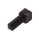 Product afbeelding voor Schlüter RONDEC-PRO Binnenhoek 90 Graden 8mm PVC Grafietzwart I/PRO80GS
