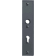 Product afbeelding voor HOPPE Veiligheidslangschild 2214 Recht Met Kruk-/Profielcilindergat 250x50mm PC55 Aluminium Zwart SKG3