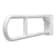 Product afbeelding voor SecuCare Toiletbeugel 700x210mm Wit Opklapbaar