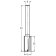 Product afbeelding voor Trasco Groeffrees Hardmetaal 16x30/90mm Aansluiting 8mm