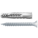 Product afbeelding voor Fischer Universeelplug UX 10x60mm Nylon Met Schroef 10st 94761