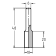 Product afbeelding voor Trasco Groeffrees Hardmetaal 10x20/48mm Aansluiting 6mm