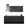 Product afbeelding voor Procasa Keuken 240cm Compleet Dark Grey Spoelbak Rechts Uit Midden Met 3 Inbouwapparaten Koelkast Rechts Inductie Kookplaat En Afzuigkap