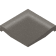 Product afbeelding voor Villeroy & Boch Hoek Pro Architectura 3.0 Solid Grey 15x15cm Mat R10 2603C4900010