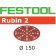 Product afbeelding voor Festool Schuurschijf STF D150/48 P40 RU2/10 Rubin 2 10st