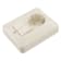 Product afbeelding voor Busch-Jaeger SI Inbouw Combinatie Contactdoos/Serieschakelaar Randaarde Creme