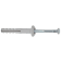 Product afbeelding voor Fischer Nagelplug N-P 8x40mm Lenskop Nylon Elektrolytisch Verzinkt 50st 15903
