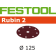 Product afbeelding voor Festool Schuurschijf STF D125/8 P120 RU2/50 Rubin 2 50st