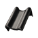 Product afbeelding voor Wienerberger Alegra 12 Gevelchaperonpan Links 70 Graden Vulkaanzwart Edelengobe 755